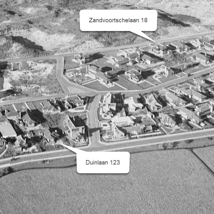 26-10-1931 - Kijkduin - locatie huis Kortman en Schreuder