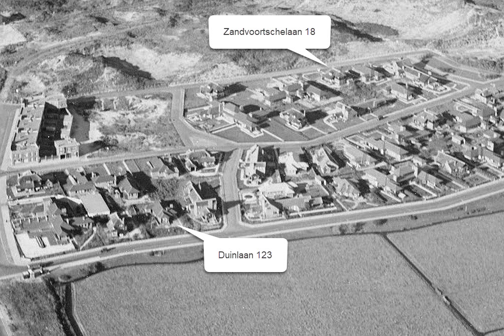 26-10-1931 - Kijkduin - locatie huis Kortman en Schreuder