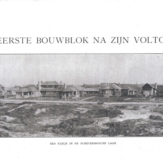 1922 - eerste bouwblok - Scheveningschelaan