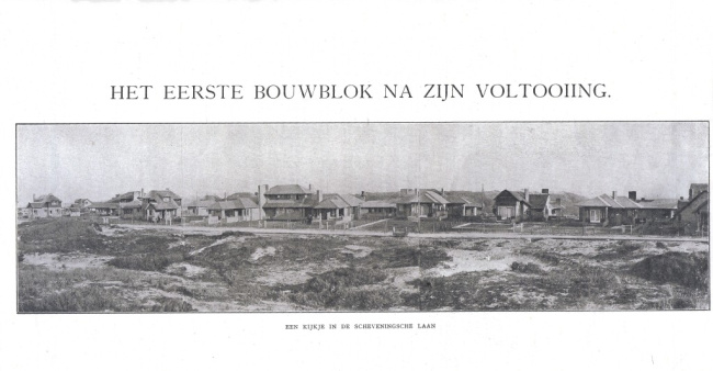 1922 – eerste bouwblok – Scheveningschelaan 1922 - eerste bouwblok - Scheveningschelaan