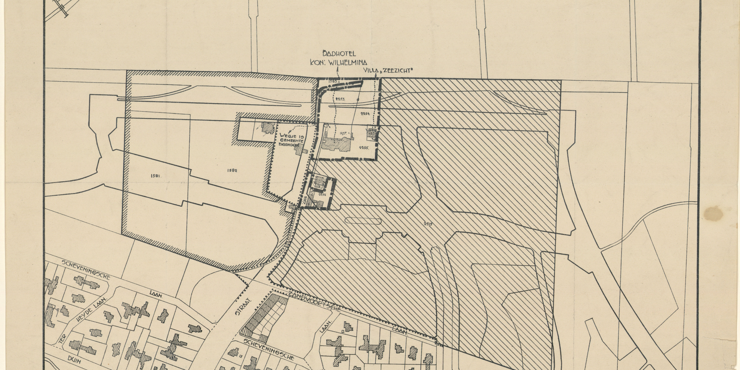 NL-HaHGA_8800-01_1893 – uitbreidingsplan Kijkduin – ca 1935